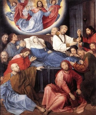 Hugo van der Goes,  Death of the Virgin,  ca. 1480, Groeninge Museum, Bruges