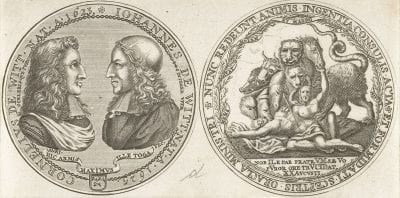 Anonymous,  Medal in Praise of Cornelis and Johan de Witt, Rijksmuseum, Amsterdam