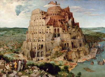 Pieter Bruegel the Elder,  The Tower of Babel, 1563, Kunsthistorisches Museum, Gemäldegalerie, Vienna