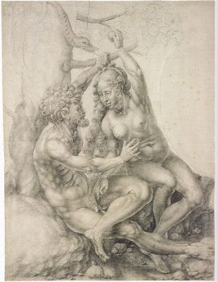 Jan Gossart,  Adam and Eve,  ca. 1515, Museum of Art, Rhode Island School of Design, Providence