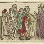 Attributed to the Master of Antwerp, Christ Heals Two Blind Men and a Mad Man, from Lud, Rijksmuseum, Amsterdam