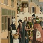 Master of Alkmaar, Distributing Bread to the Blind and Needy (detail , Rijksmuseum, Amsterdam, purchased with the support of the Vereniging Rembrandt and the Commissie voor Fotoverkoop