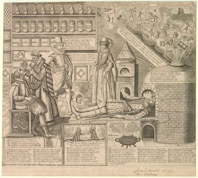 Martin Droeshout,  To This Grave Doctor Millions Do Resort, ca. 1620–30, British Museum, London