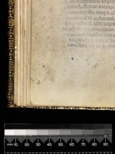 Unknown,  Detail of last page of the Hours of the Passion,  Fitzwilliam Museum, Cambridge