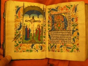 Unknown,  Full-page Crucifixion, inserted before the Long H,  Koninklijke Bibliotheek, The Hague