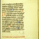 Unknown,  Thread from sewing-in the round badge on the foli,  Koninklijke Bibliotheek, The Hague