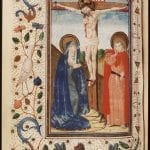 Unknown,  Crucifixion prefacing the Hours of the Cross, wit,  Koninklijke Bibliotheek, The Hague