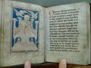 Unknown,  A painting depicting the Virgin and Child (added ,  Universiteitsbibliotheek, Ghent