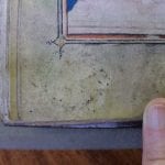 Unknown,  Detail of fig. 50 (fol. 116v) showing needle hole,
