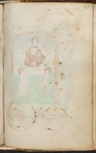 Unknown,  Reverse of Last Judgment print, inserted to prefa,  Koninklijke Bibliotheek, Brussels