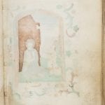 Unknown,  Reverse of Annunciation print, inserted to prefac,  Koninklijke Bibliotheek, Brussels