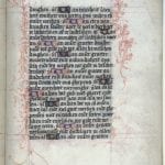 Unknown,  Folio within the Penitential Psalms, with a round,  University Library, Liège