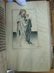 Unknown,  Grisaille miniature of Saint John the Baptist, wi,  Plantin Museum, Antwerp