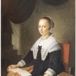 Gerrit Dou,  Portrait of a Lady with a Music Book,  ca. 1640–44,  The Leiden Collection, New York