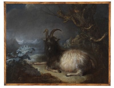 Gerrit Dou,  Goat in a Landscape,  ca. 1660–65,  The Leiden Collection, New York