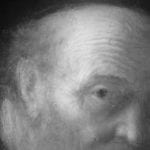 Infrared image detail of the face, 875-1100nm fil,