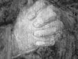 Infrared image detail of Hermit Praying showing,