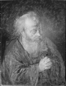 Infrared image of Hermit Praying showing vigoro,