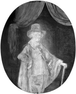 Infrared image of Portrait of a Gentleman with a,