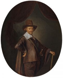 Portrait of a Gentleman with a Walking Stick