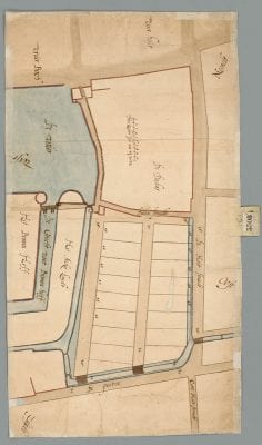 Plan 3308C, showing the initial subdivision of th, Nationaal Archief, The Hague