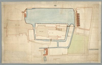 Plan 3309B, an overview plan of the new unified c, Nationaal Archief, The Hague