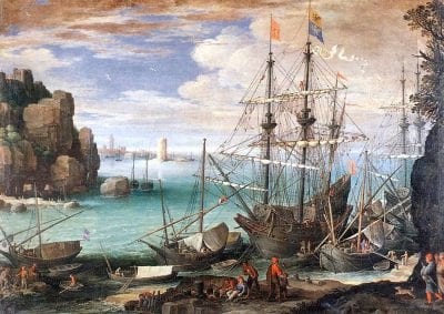 Paul Bril,  Seaport, 1611,  Museo e Galleria Borghese, Rome