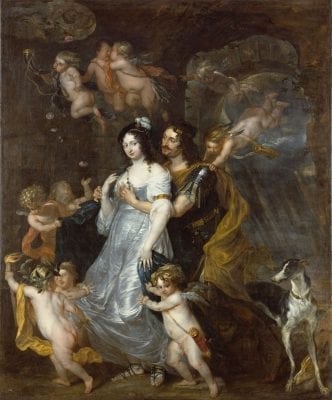 Thomas Willeboirts Bosschaert,  Dido and Aeneas in the Den, 1646, Stiftung Preußische Schlösser und Gärten Berlin-Brandenburg