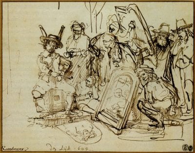 Rembrandt,  A Satire on Art Criticism, 1644, The Metropolitan Museum of Art, Robert Lehman Collection, New York