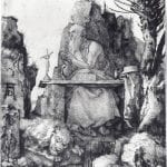 Albrecht Dürer,  Saint Jerome by the Willow Tree,  ca. 1512,  Metropolitan Museum of Art, New York