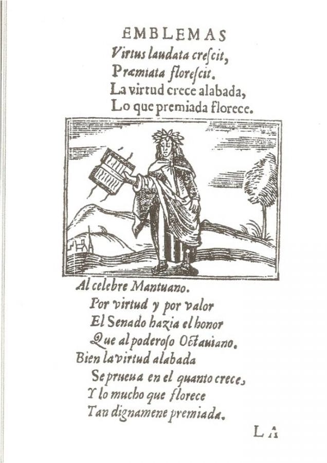 'Virtus laudata crescit' page 28 from Hernando de,