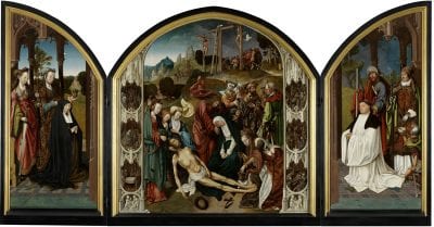 Cornelis Engebrechtsz,  Triptych with the Lamentation of Christ,  ca. 1508,  Stedelijk Museum de Lakenhal, Leiden