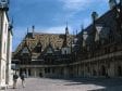 Courtyard of the Hôtel-Dieu, Beaune, France,