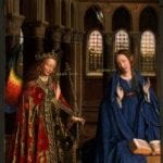 Jan van Eyck,  Annunciation,  ca. 1434-36,  National Gallery of Art, Washington, D.C.