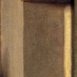 Jan van Eyck,  detail of crystal carafe and basin from the Lucca,  completed 1436,  Groeninge Museum, Bruges