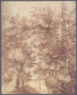 Philips van den Bossche (?),  Forest Landscape with Tobias and the Angel, Rotterdam, Museum Boijmans Van Beuningen