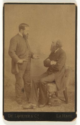 Unknown photographer,  Victor E. L. de Stuers (1843–1916) and Pierre , ca. 1880, Rijksmuseum, Amsterdam