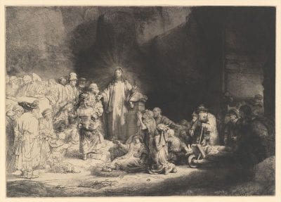 Rembrandt van Rijn,  The Hundred Guilder Print, ca. 1648, The Metropolitan Museum of Art, New York