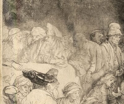 Rembrandt van Rijn,  The Hundred Guilder Print, detail, ca. 1648, The British Museum, London