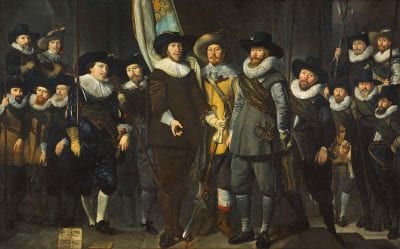 Thomas de Keyser,  Company of Captain Allaert Cloeck and Lieutenant, 1632, Rijksmuseum, Amsterdam, on loan from the city of Amsterdam (SA 7353)