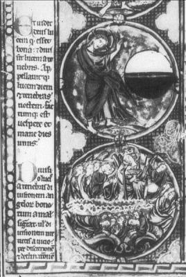  Separation of Light from Darkness and Fall of , Bodleian Library, Oxford