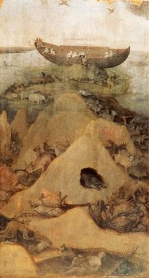 Jheronimus Bosch,  Noah's Ark after the Flood, Museum Boijmans Van Beuningen, Rotterdam