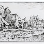 Johannes and Lucas van Doetecum after the Master of the Small Landscapes,  Road by Peasant Cottages (from the series Prae, 1561,