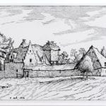Johannes and Lucas van Doetecum after the Master of the Small Landscapes,  View of a Farmstead (from the series Praedioru, 1561,
