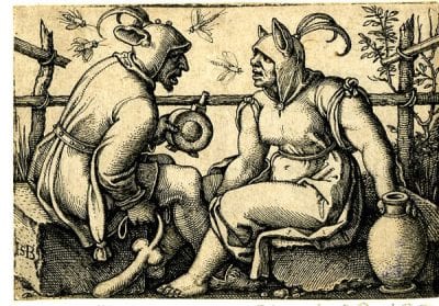 Sebald Beham, A Couple of Fools, 1540s, The British Museum, London