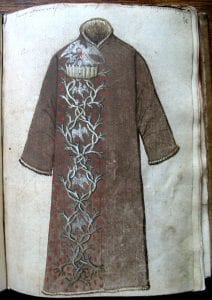 Tabard for Jacob Gheerolf, provost of the Confrat,  Archives of the Confraternity of the Holy Blood, Register 16, Bruges