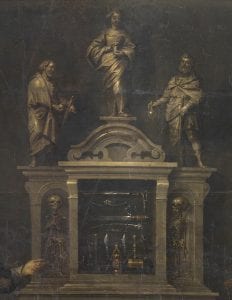 Frans Denys,  detail from The Anatomy Lesson of Dr. Joannes va, 1648,  Koninklijk Museum voor Schone Kunsten