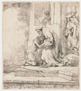 Rembrandt van Rijn,  The Return of the Prodigal Son, 1636,