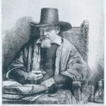 Rembrandt van Rijn,  Arnout Tholinx, second state,  ca. 1656,