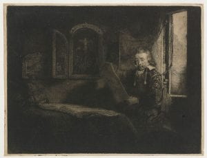 Rembrandt van Rijn,  Abraham Francen,  ca. 1657,